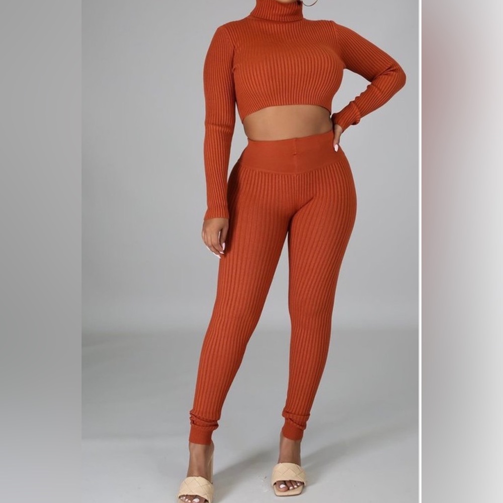 Copper Knit legging set